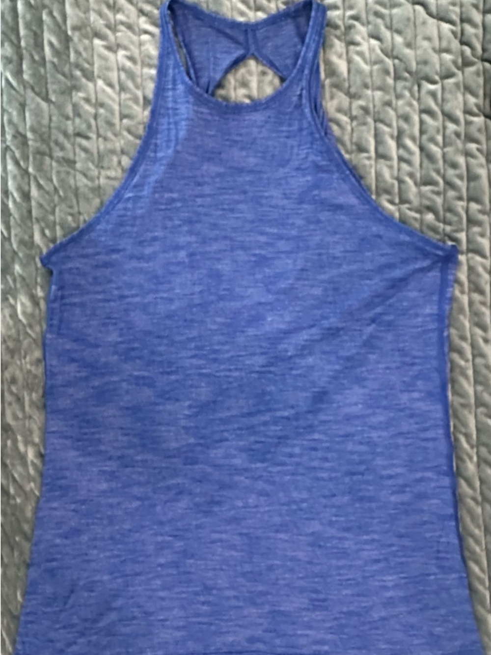 lululemon athletica Women's Blue Racerback Tank Top